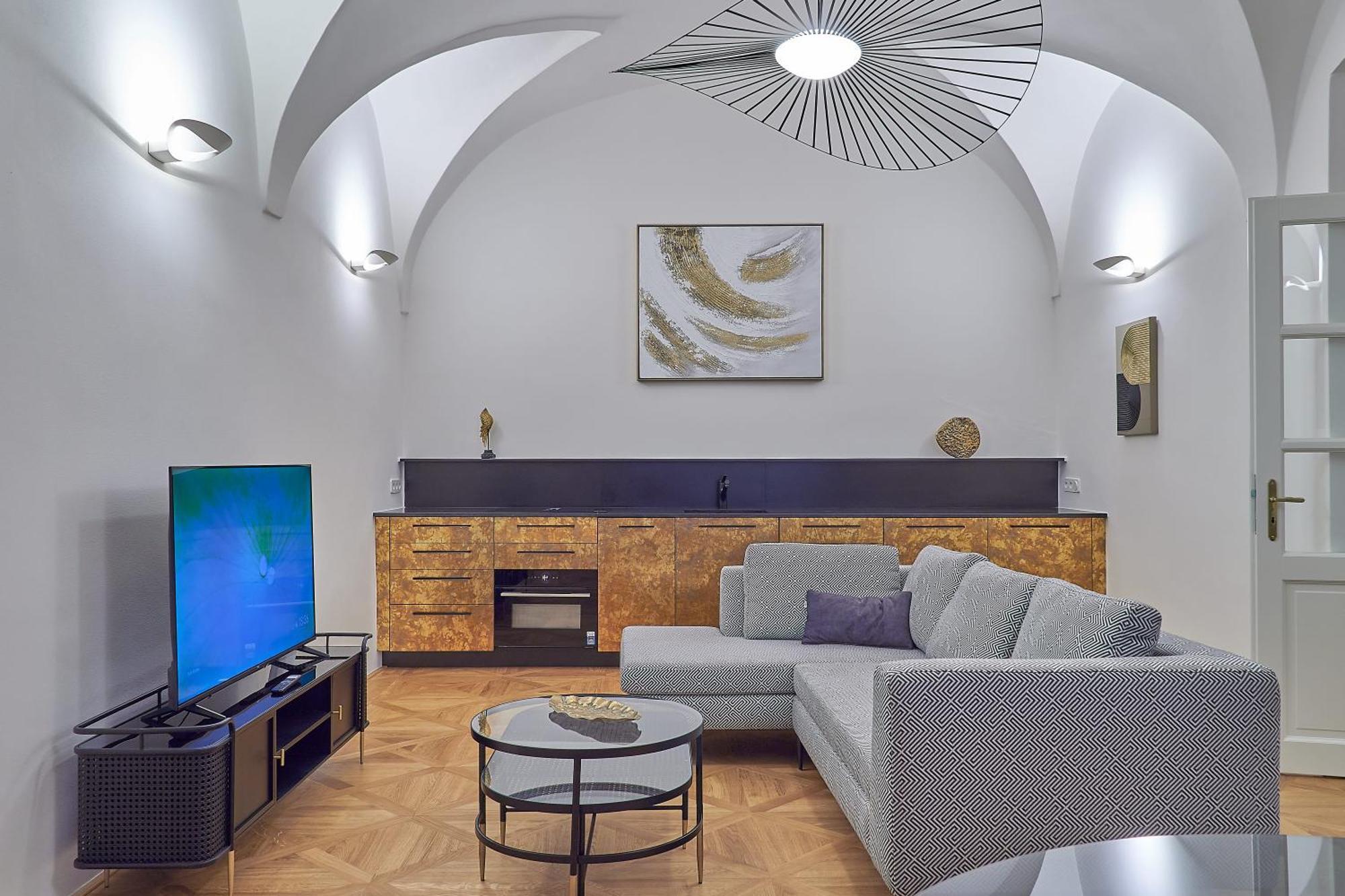 Hotel U 3 Pstrosu Praha Bagian luar foto