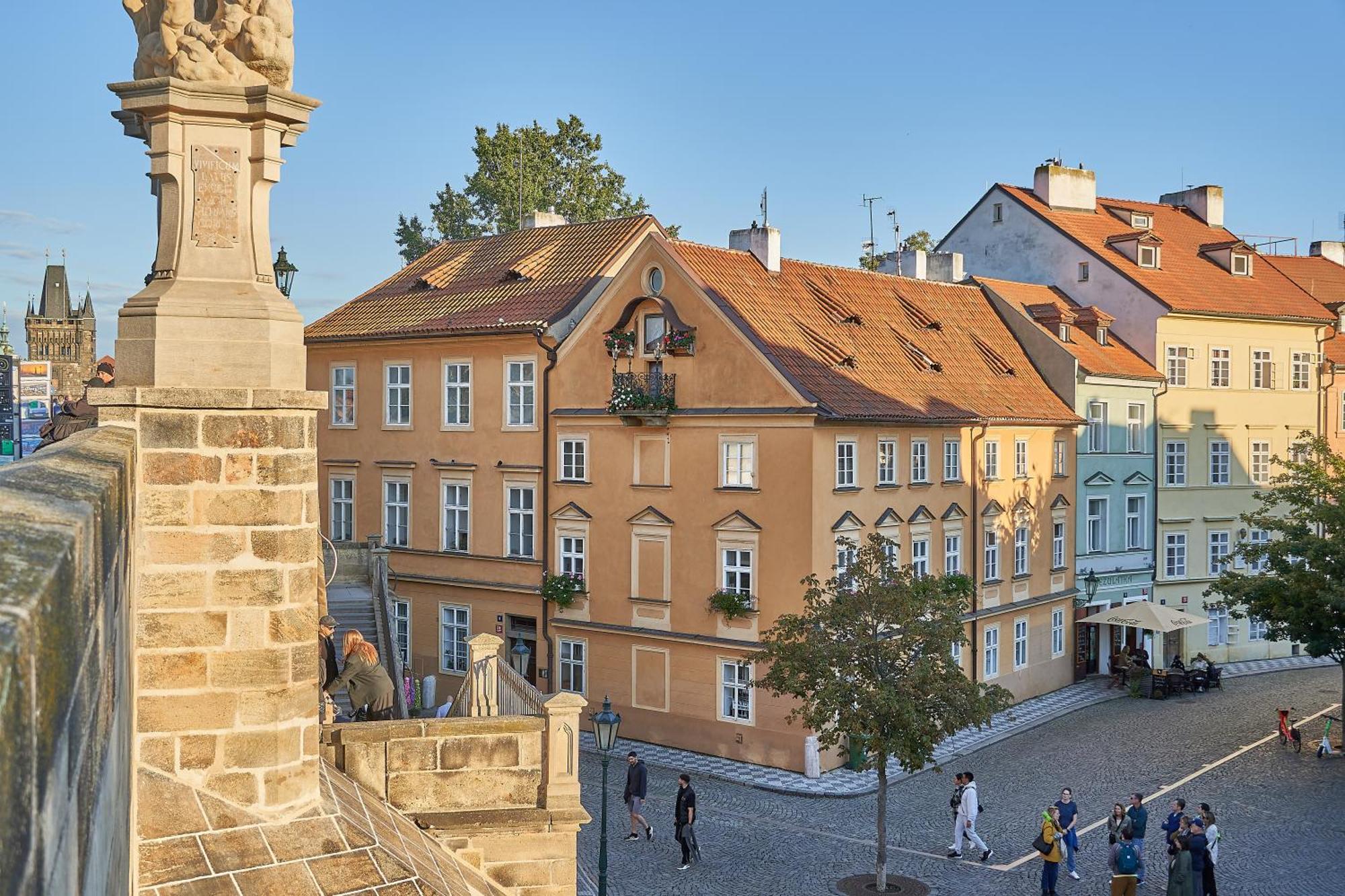 Hotel U 3 Pstrosu Praha Bagian luar foto