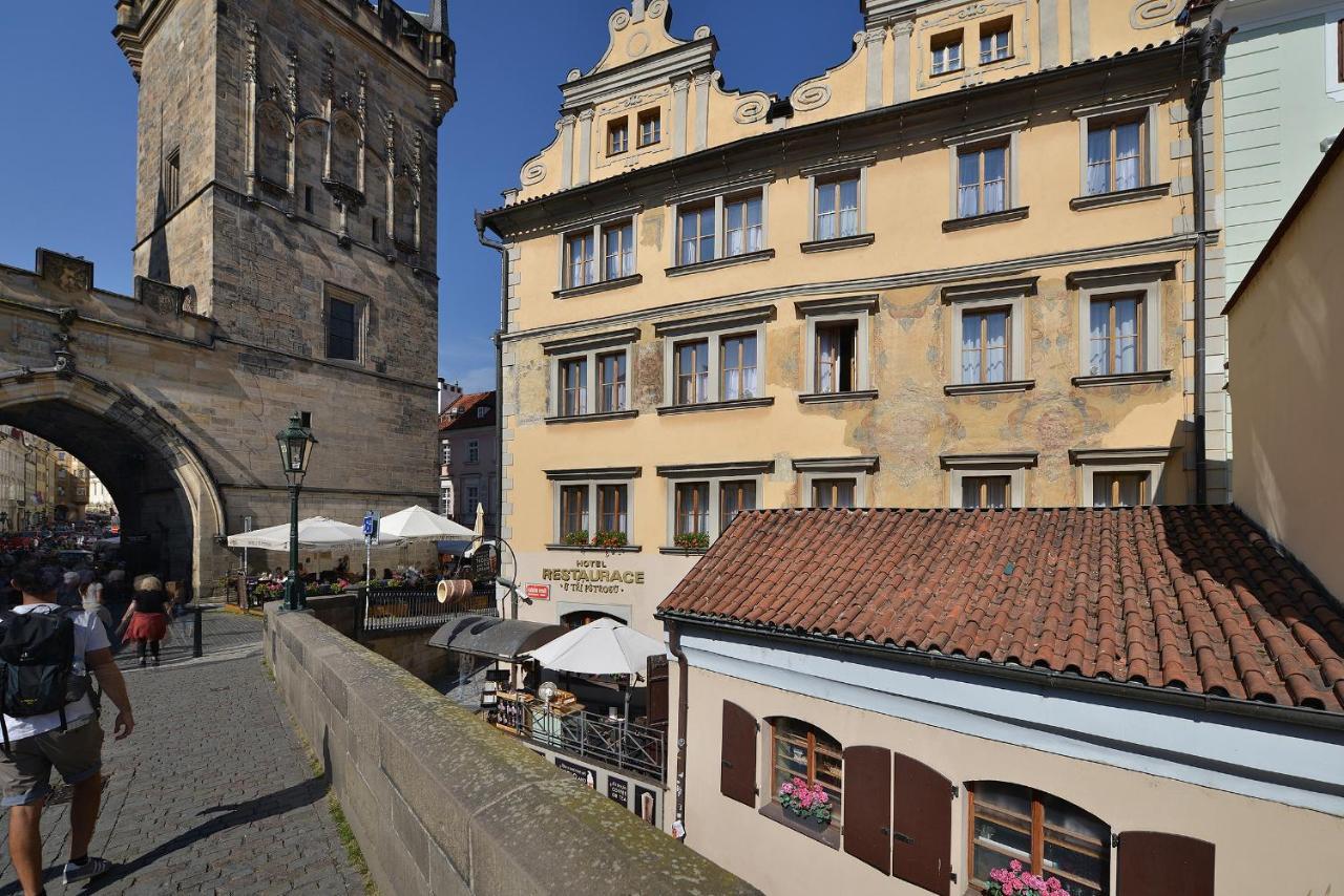 Hotel U 3 Pstrosu Praha Bagian luar foto